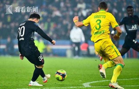 7, 梅西法甲首球助巴黎逆转南特  